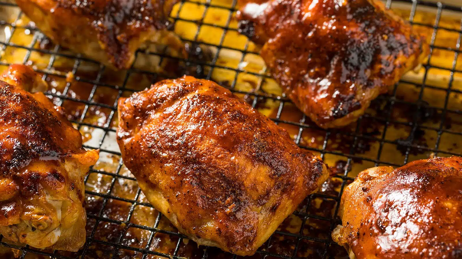smoked bbq chicken thighs from Frazie's Meat & Market