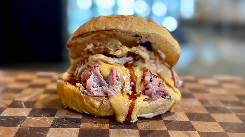 The Arby Who? gourmet sandwich from Frazie's Meat & Market
