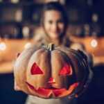 Halloween Meat Recipes at Frazies - A girl holding a pumpkin