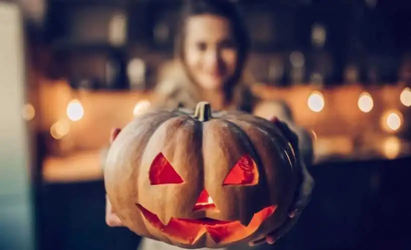 Halloween Meat Recipes at Frazies - A girl holding a pumpkin